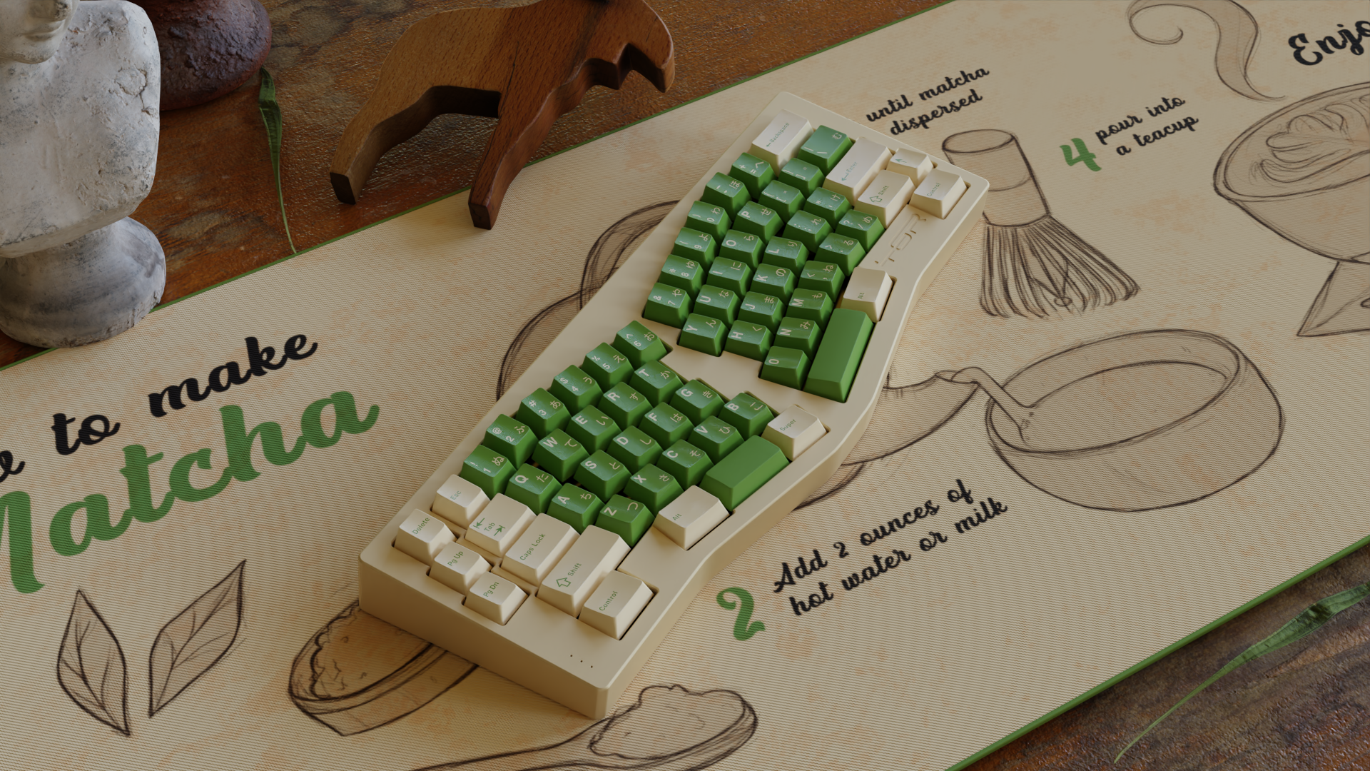 (Group Buy) GMK Cream Matcha