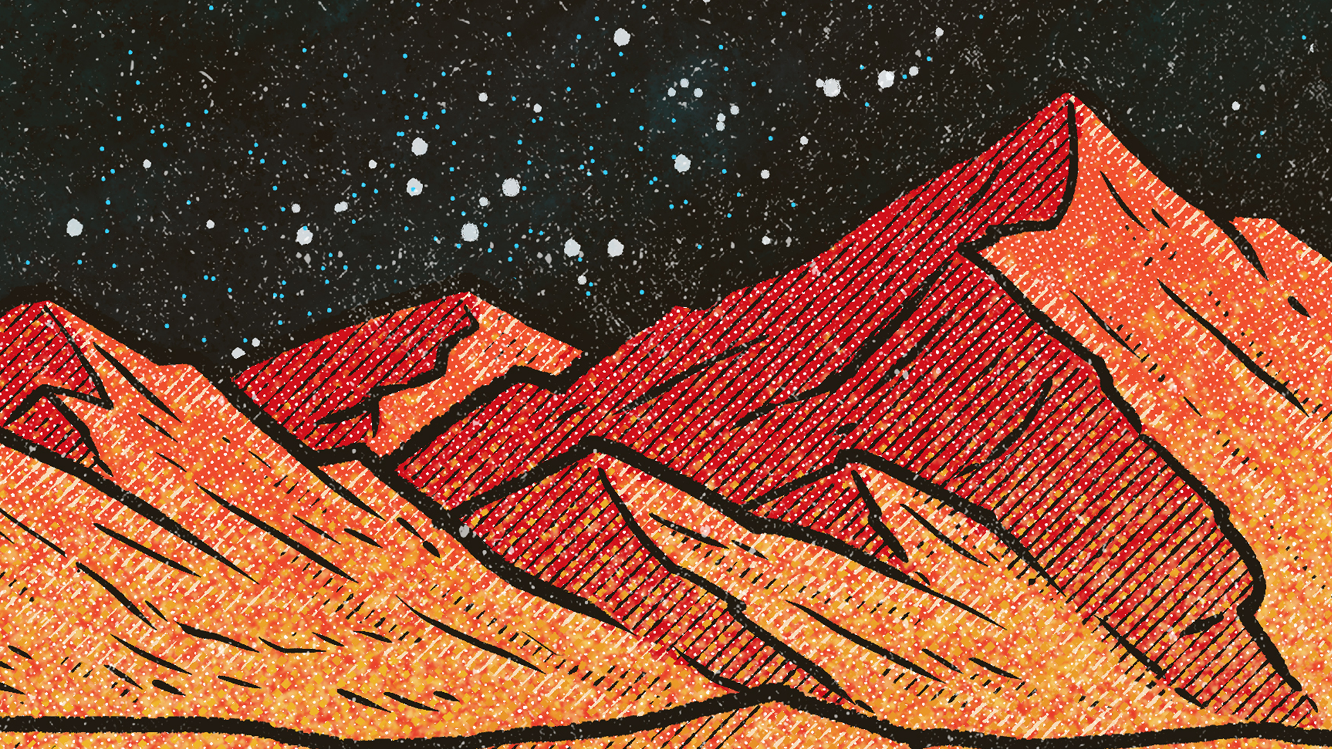 (In Stock) Martian View Deskmats