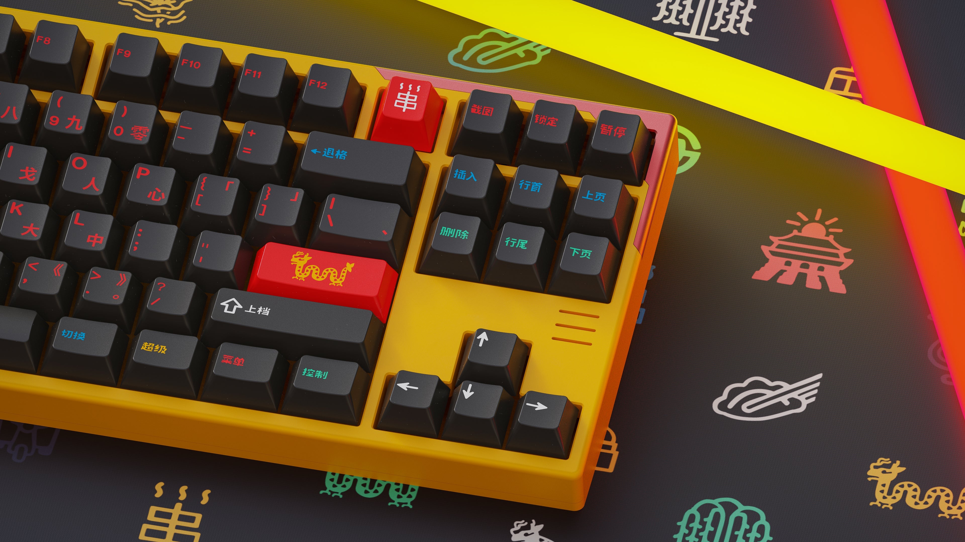 (In Stock) GMK Houhai Deskmats