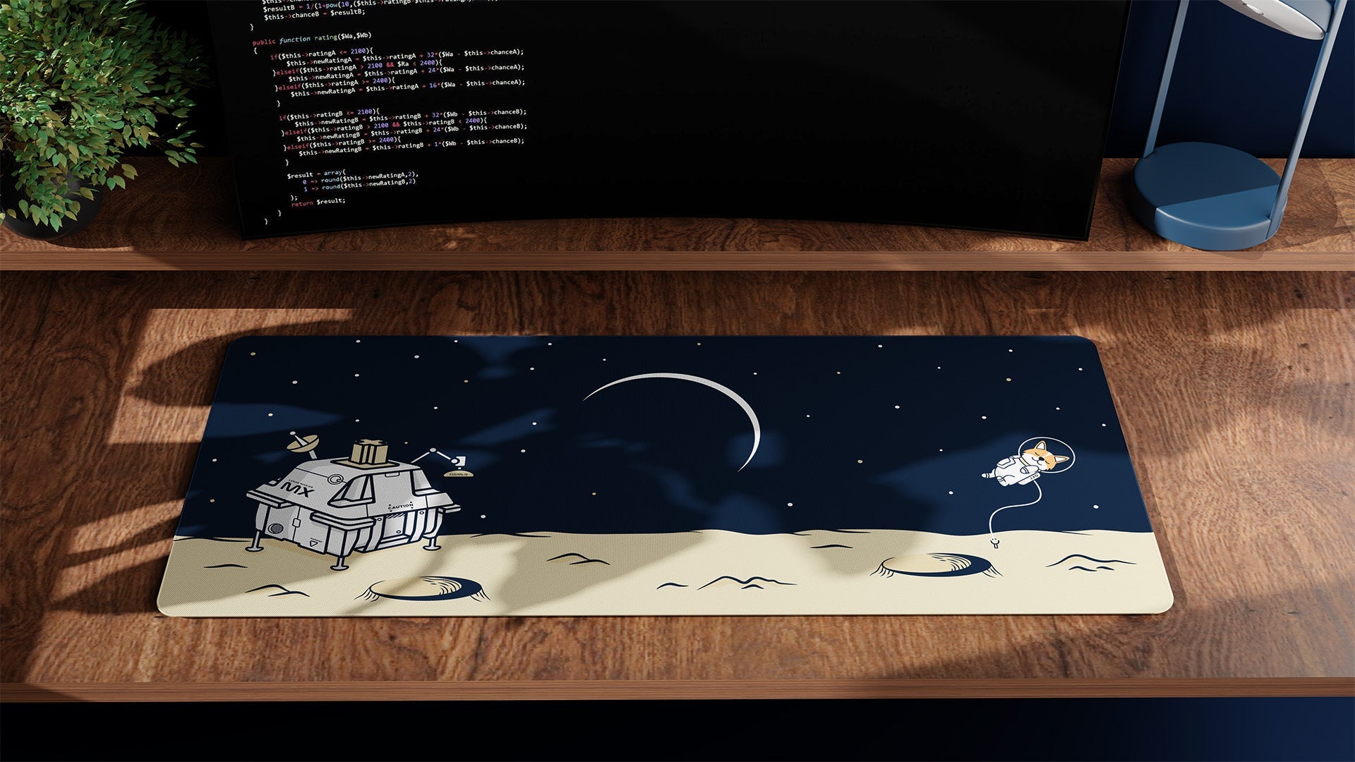 (In Stock) Lunar Landing Deskmat