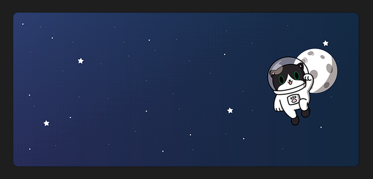 (Group Buy) CosmiCat Deskmat