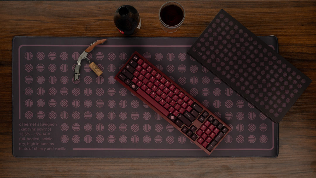(In Stock) Infinikey Cabernet & Deskmats