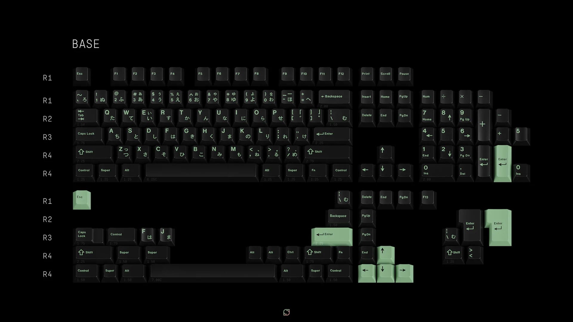 (In Stock) GMK Wasabi R2 Keyset