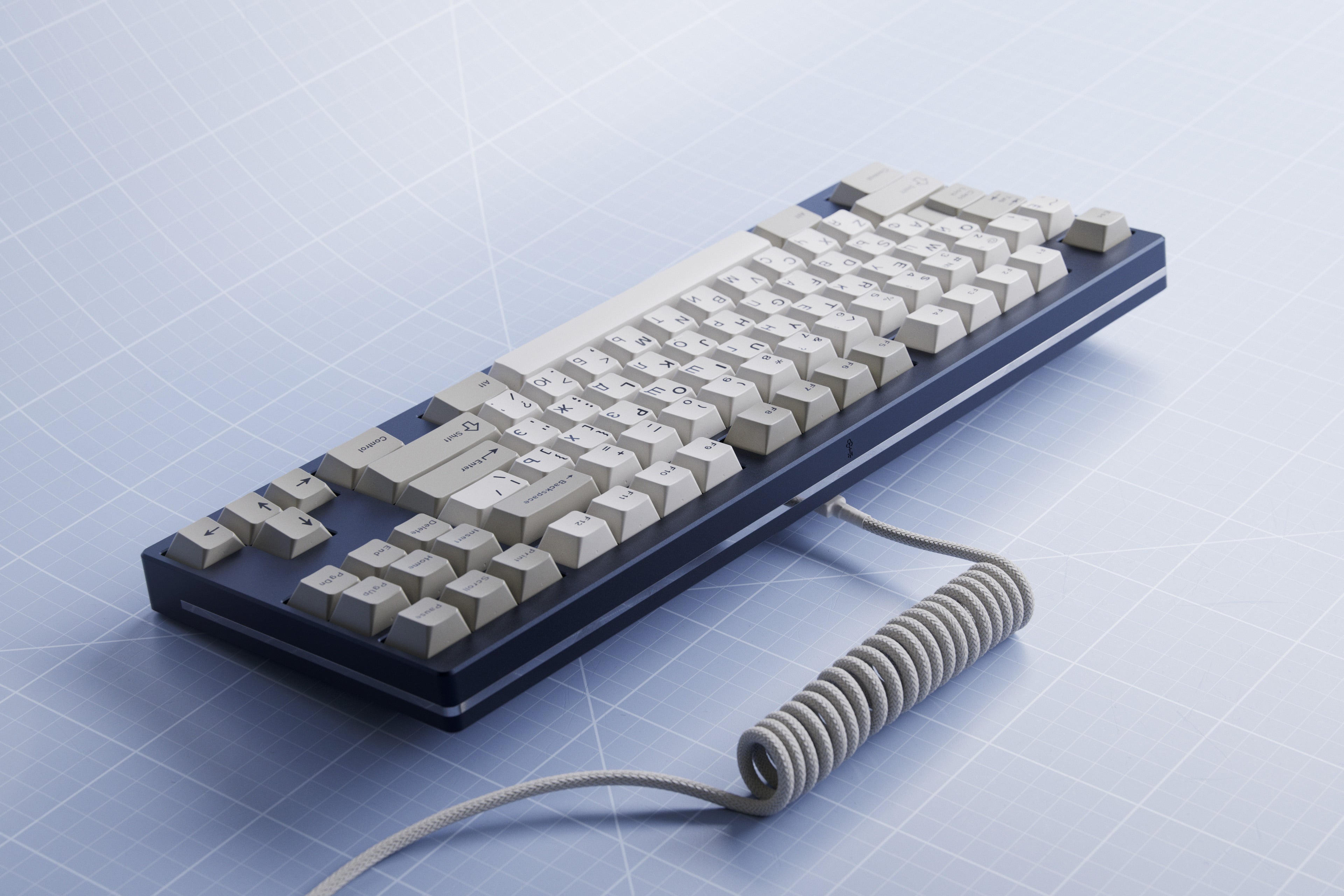 (In Stock) GMK Cyrillic Beige/WoB