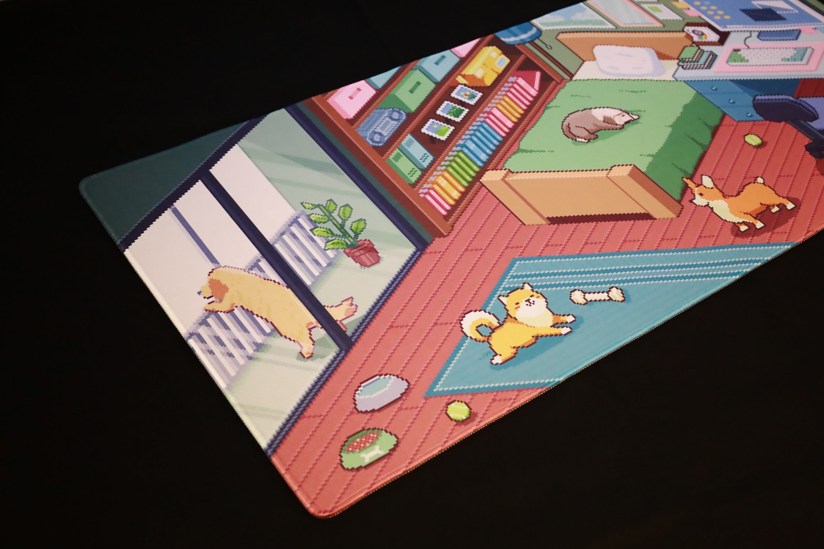 (In Stock) Dot Cat and Dot Dog Deskmats