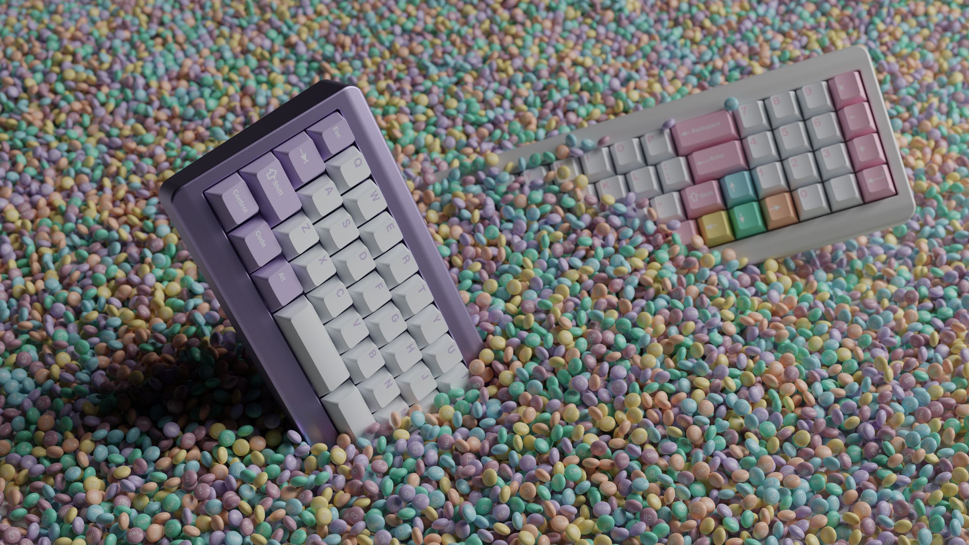 (Group Buy) Infinikey Pastel - Mega Addon Kit