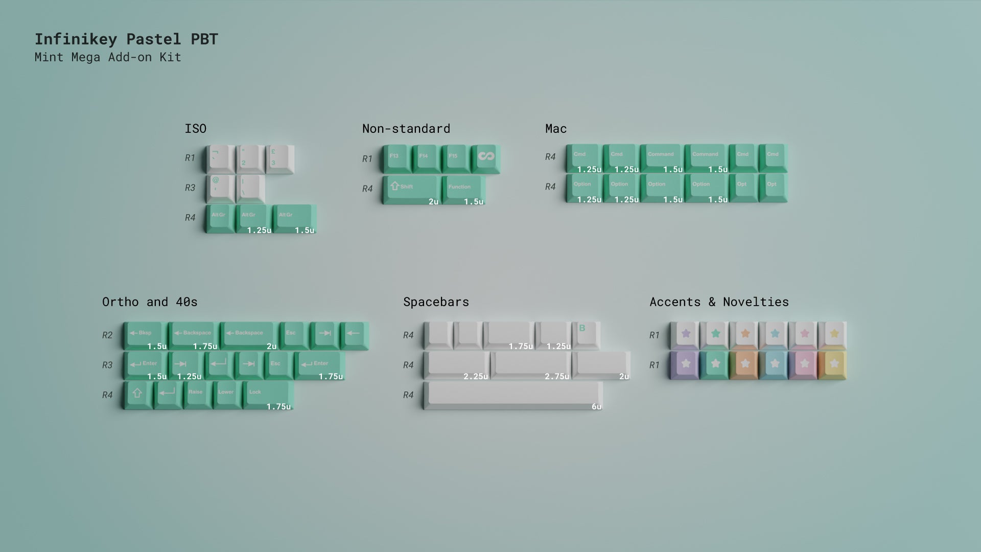 (In Stock) Infinikey Pastel