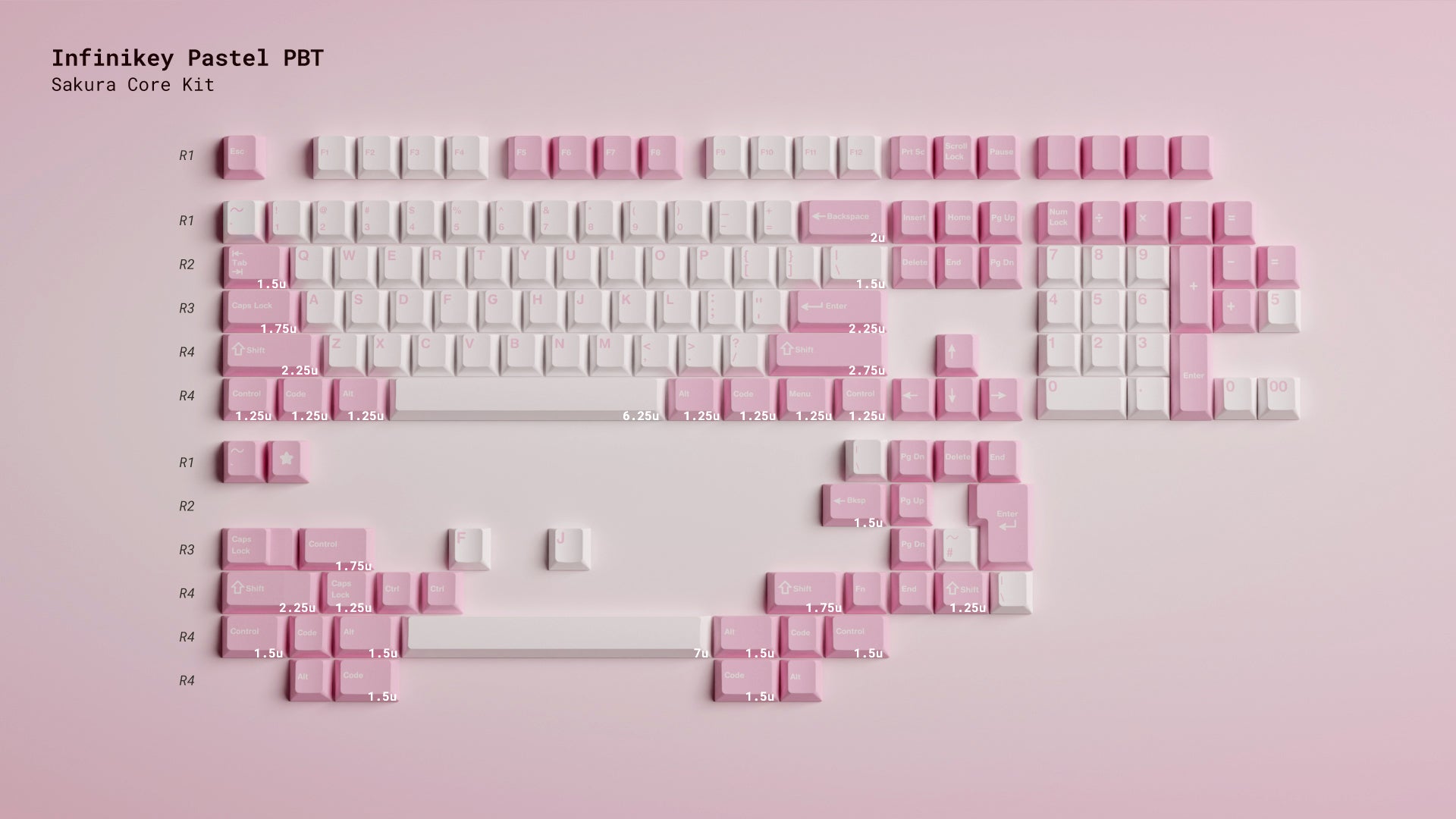 (Group Buy) Infinikey Pastel - Base Kit