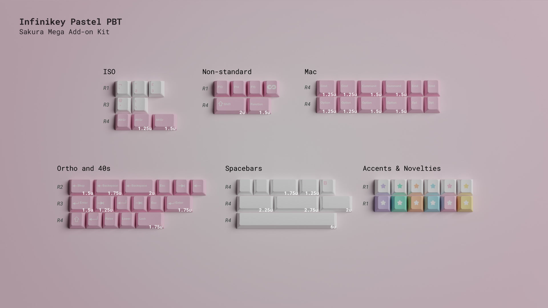 (In Stock) Infinikey Pastel