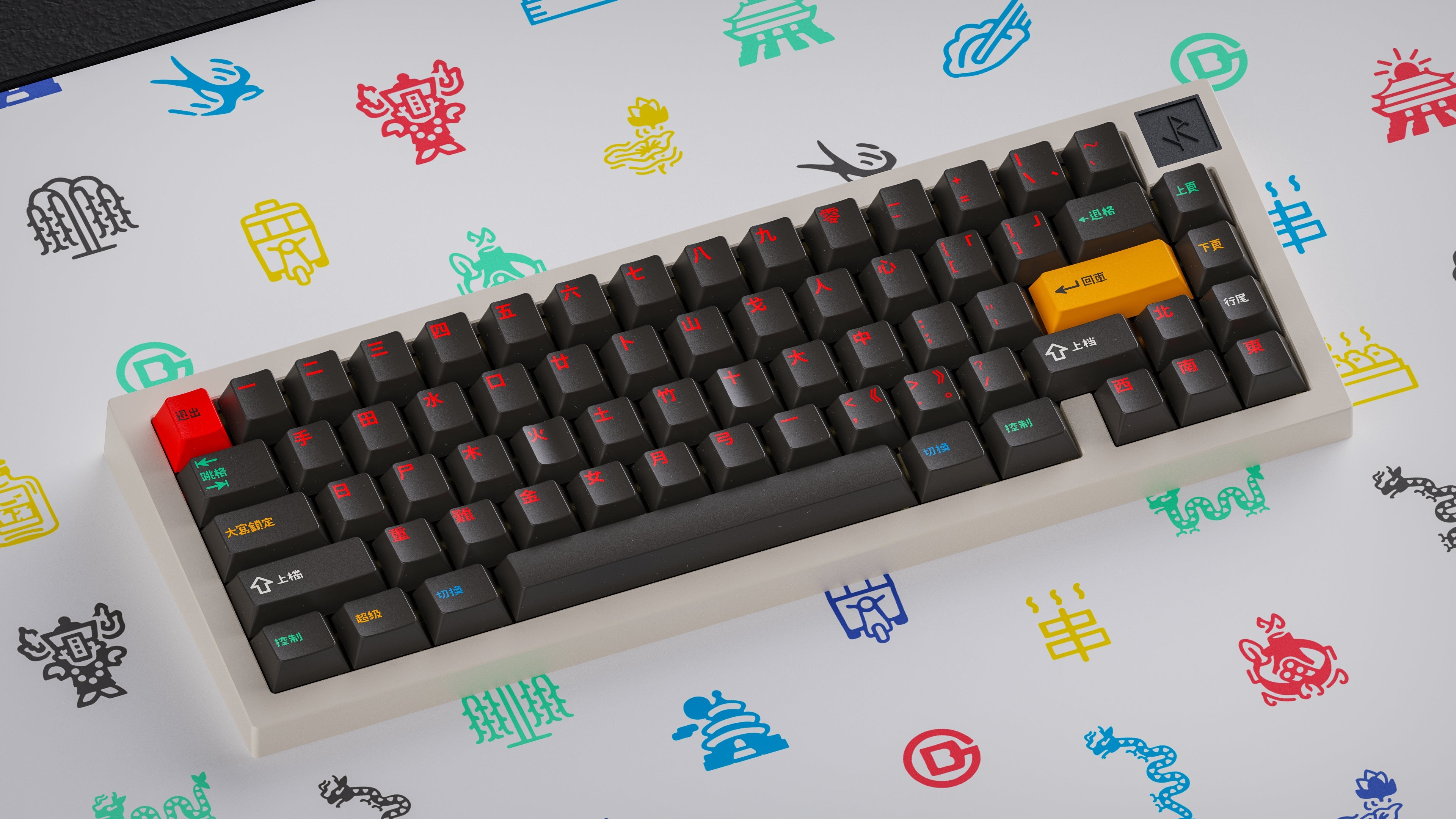(In Stock) GMK Houhai Deskmats