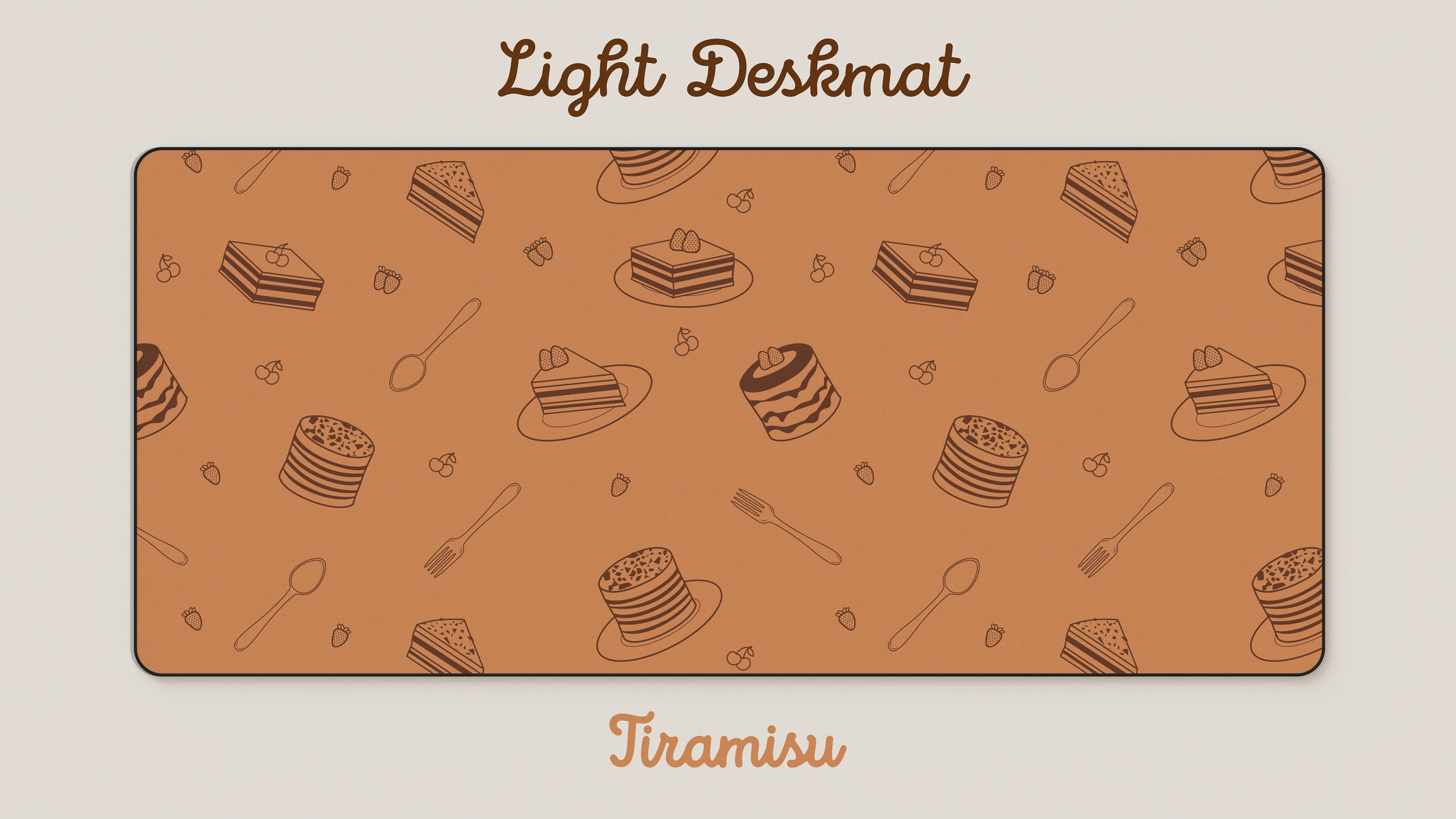 (In Stock) GMK Tiramisu Deskmats
