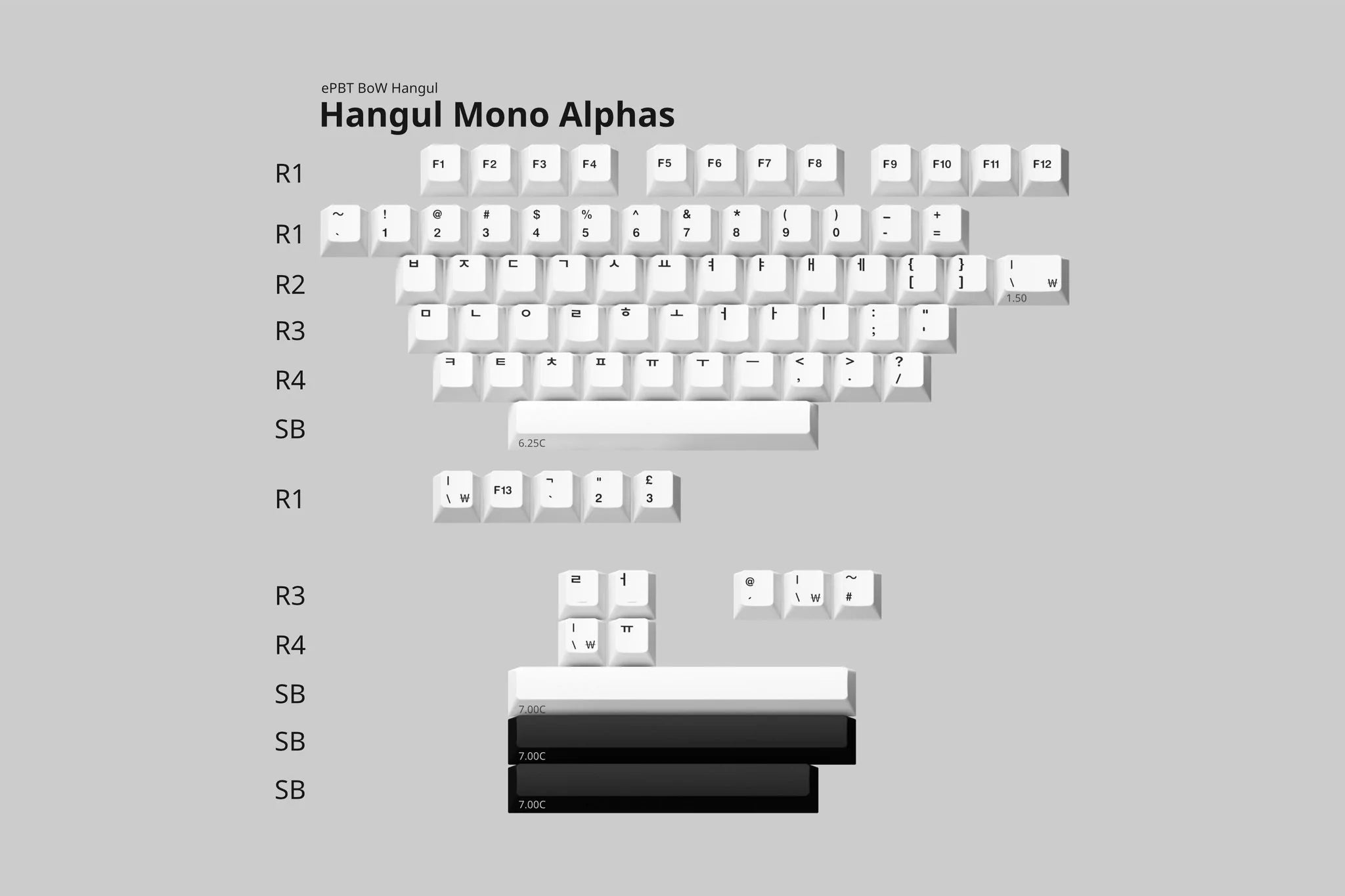 (In Stock) ePBT BoW Hangul