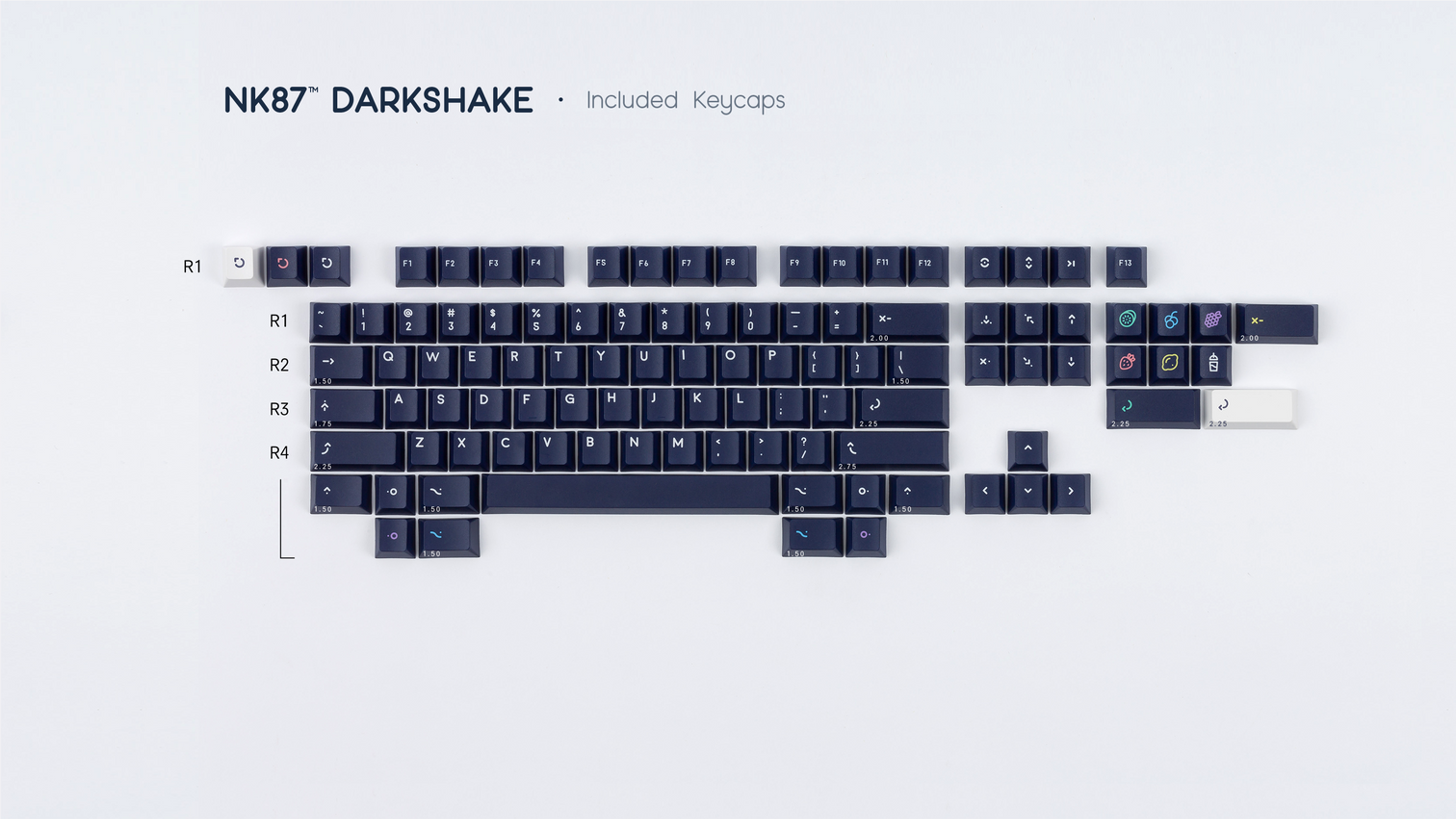 (In Stock) NK87 Darkshake Keyboard Kit