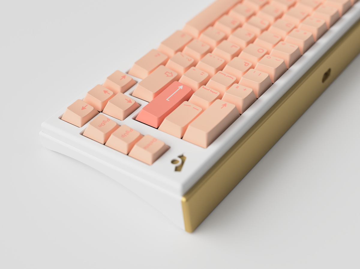 (Pre-Order) GMK Peaches n Cream Lite – proto[Typist] Keyboards