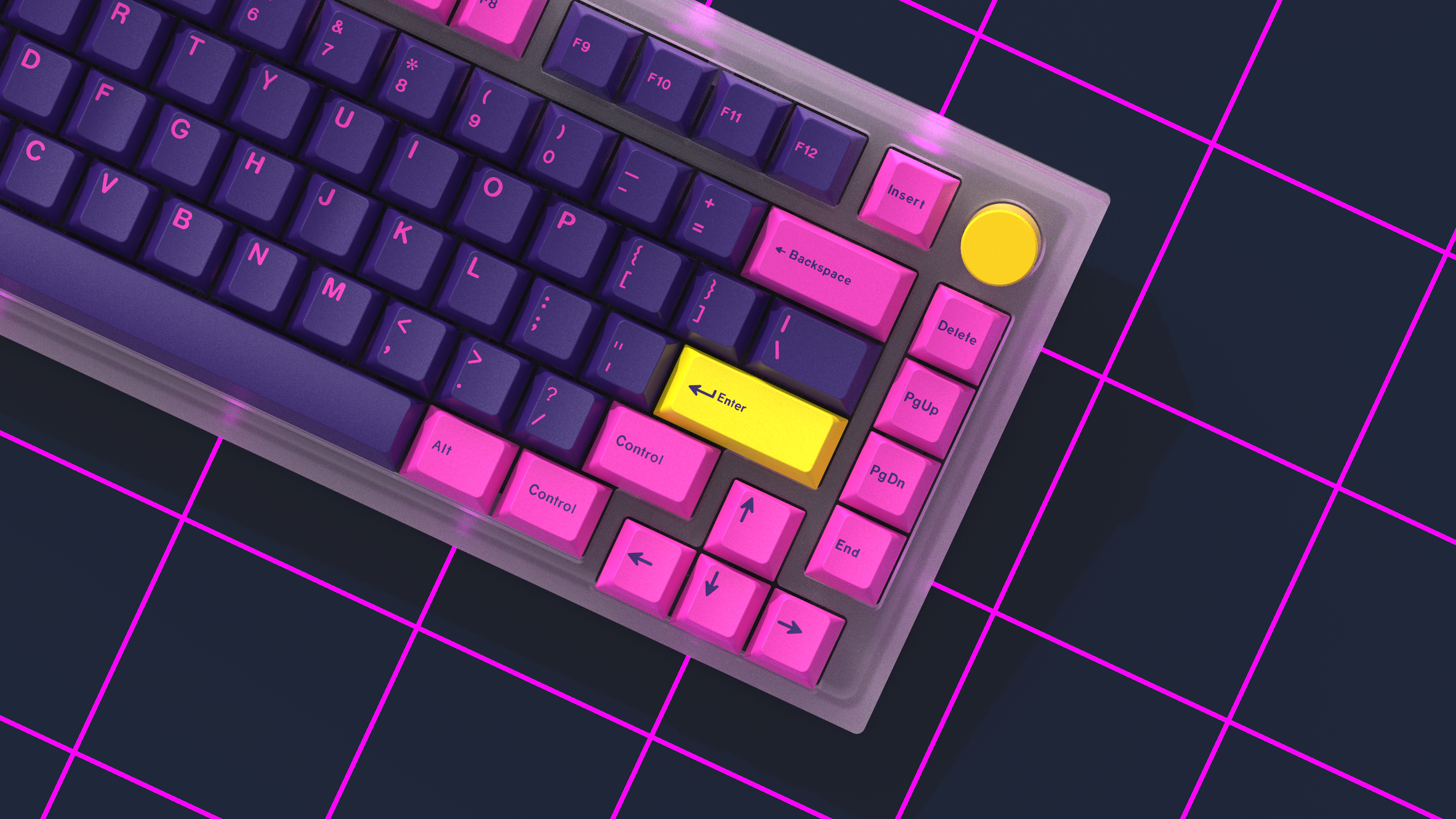 (In Stock) GMK CYL Retrowave Keyset