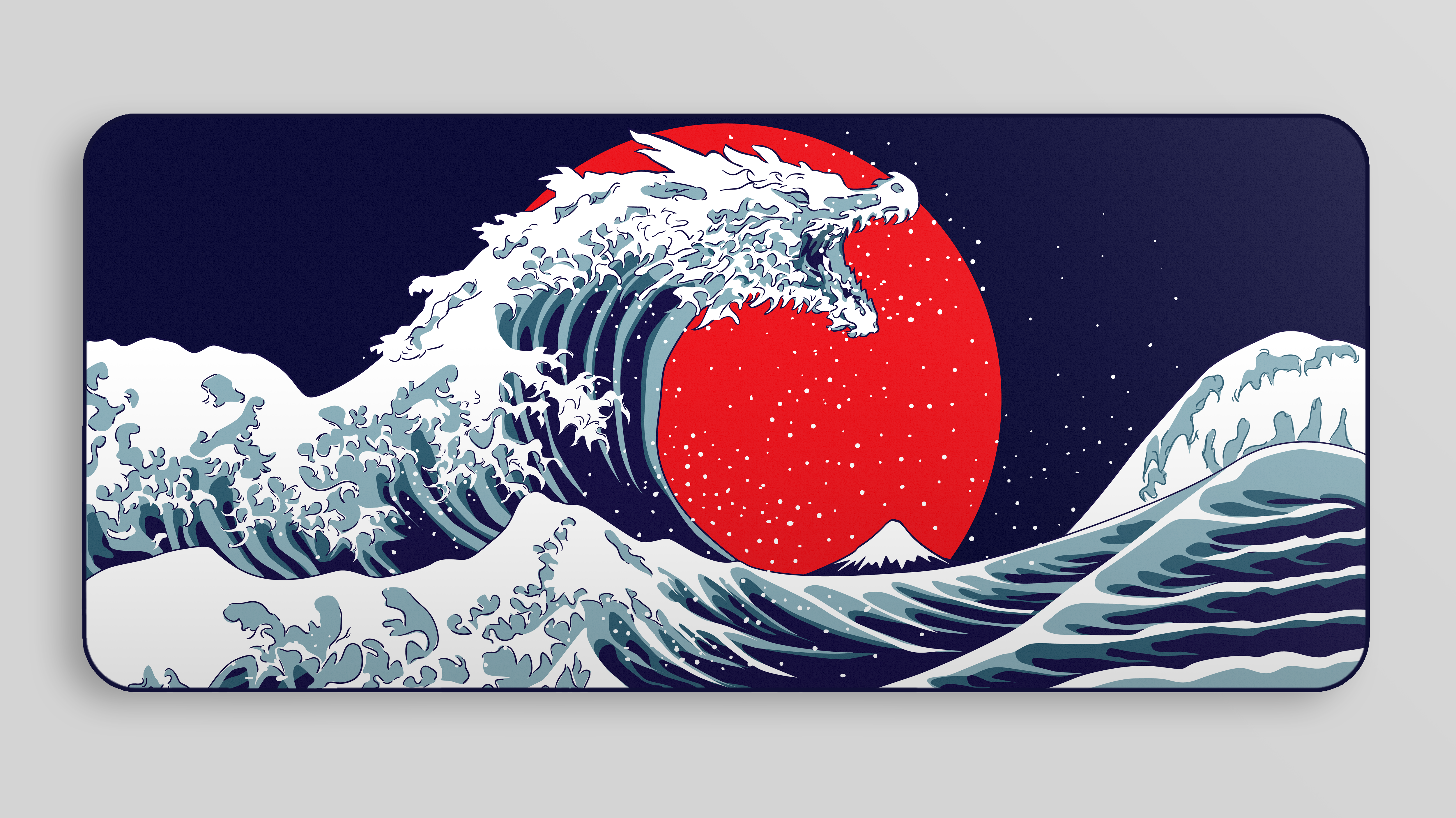 (In Stock) KAT Great Wave Deskmats