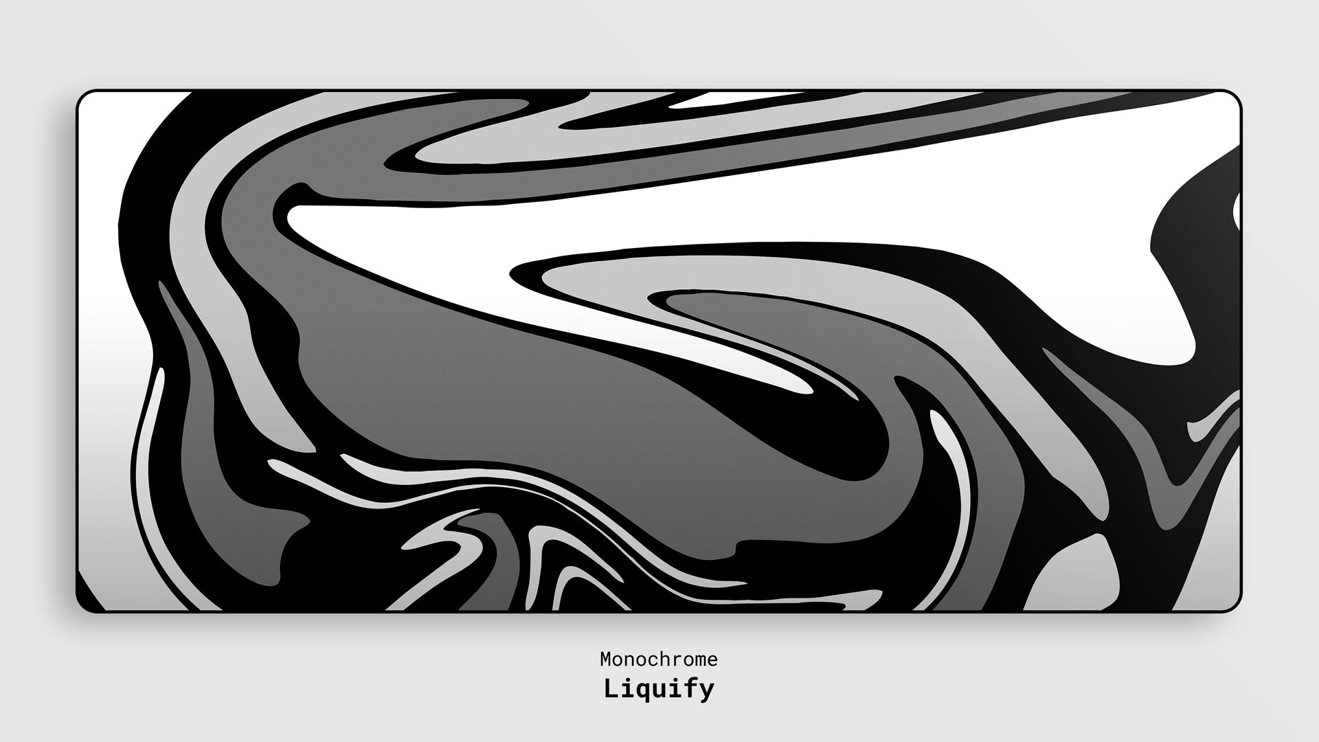 (In Stock) Monochrome Series Deskmat