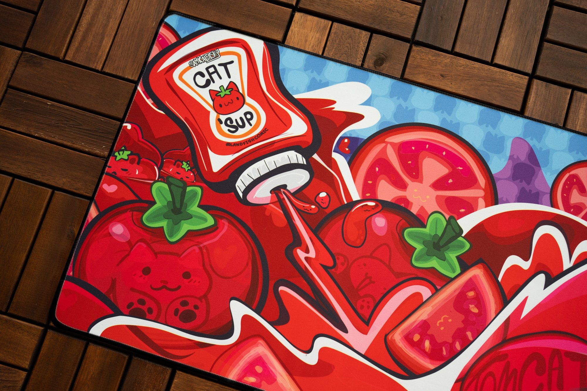 (In Stock) Catsup Waves Deskmats