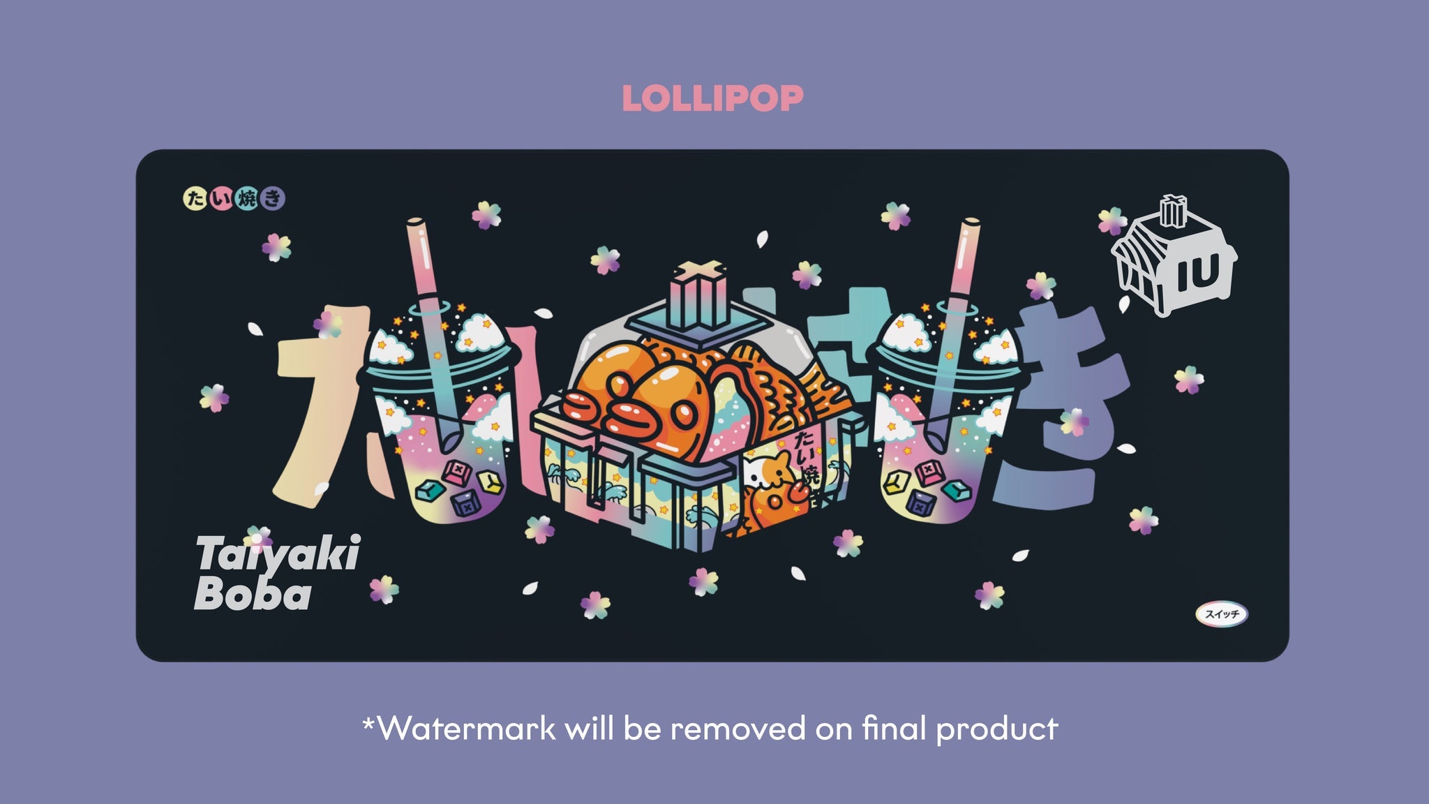 (Group Buy) Taiyaki Boba Deskmats
