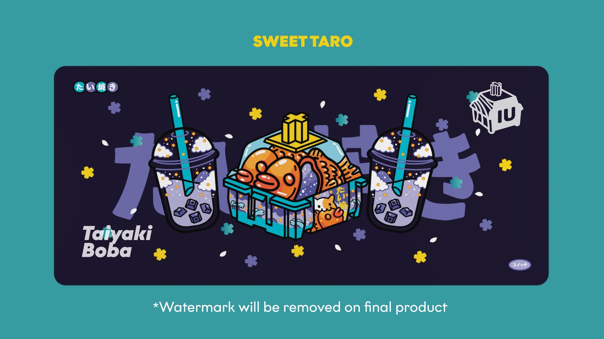 (Group Buy) Taiyaki Boba Deskmats