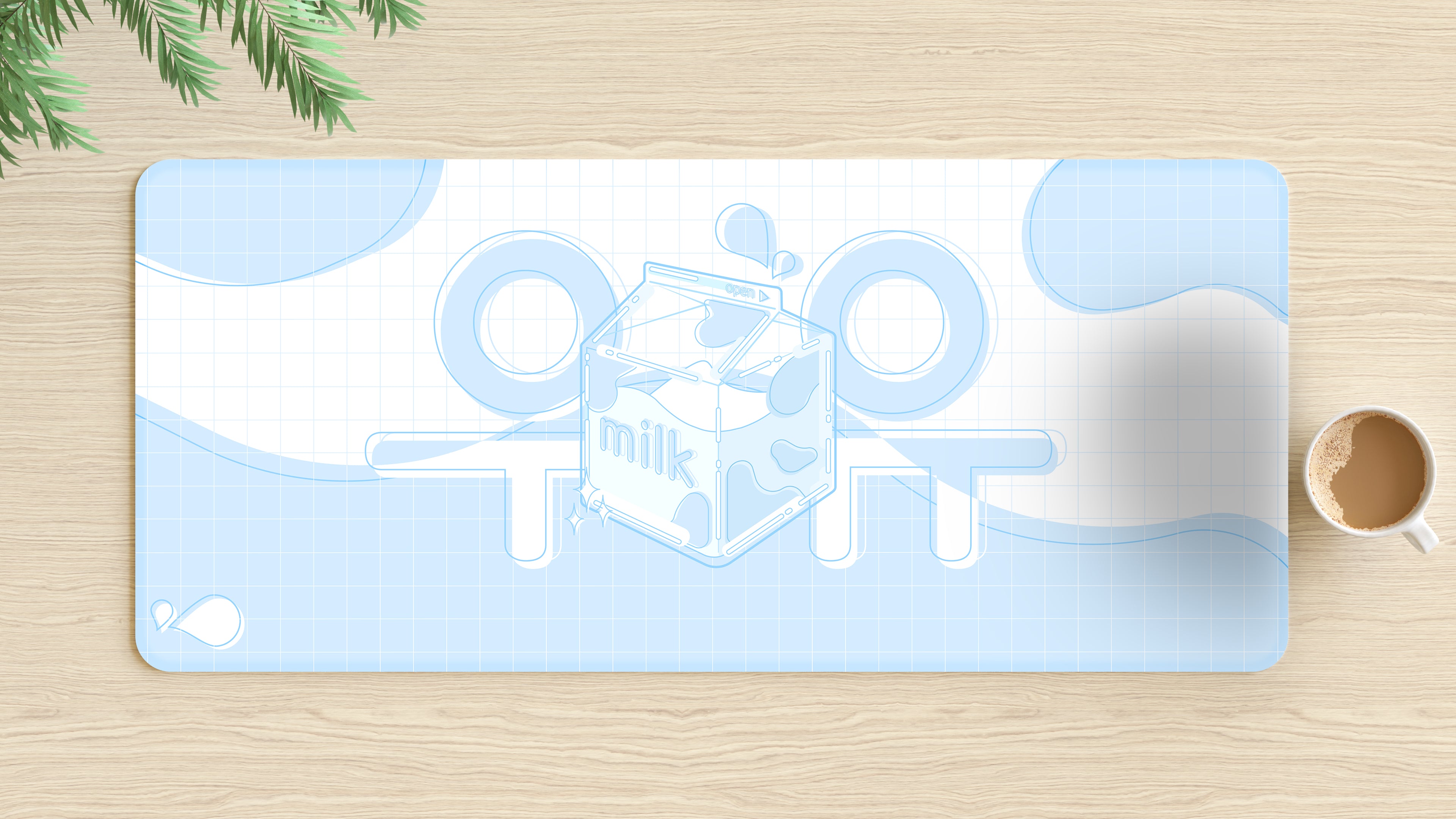 (Group Buy) UYU Milk Series Deskmat