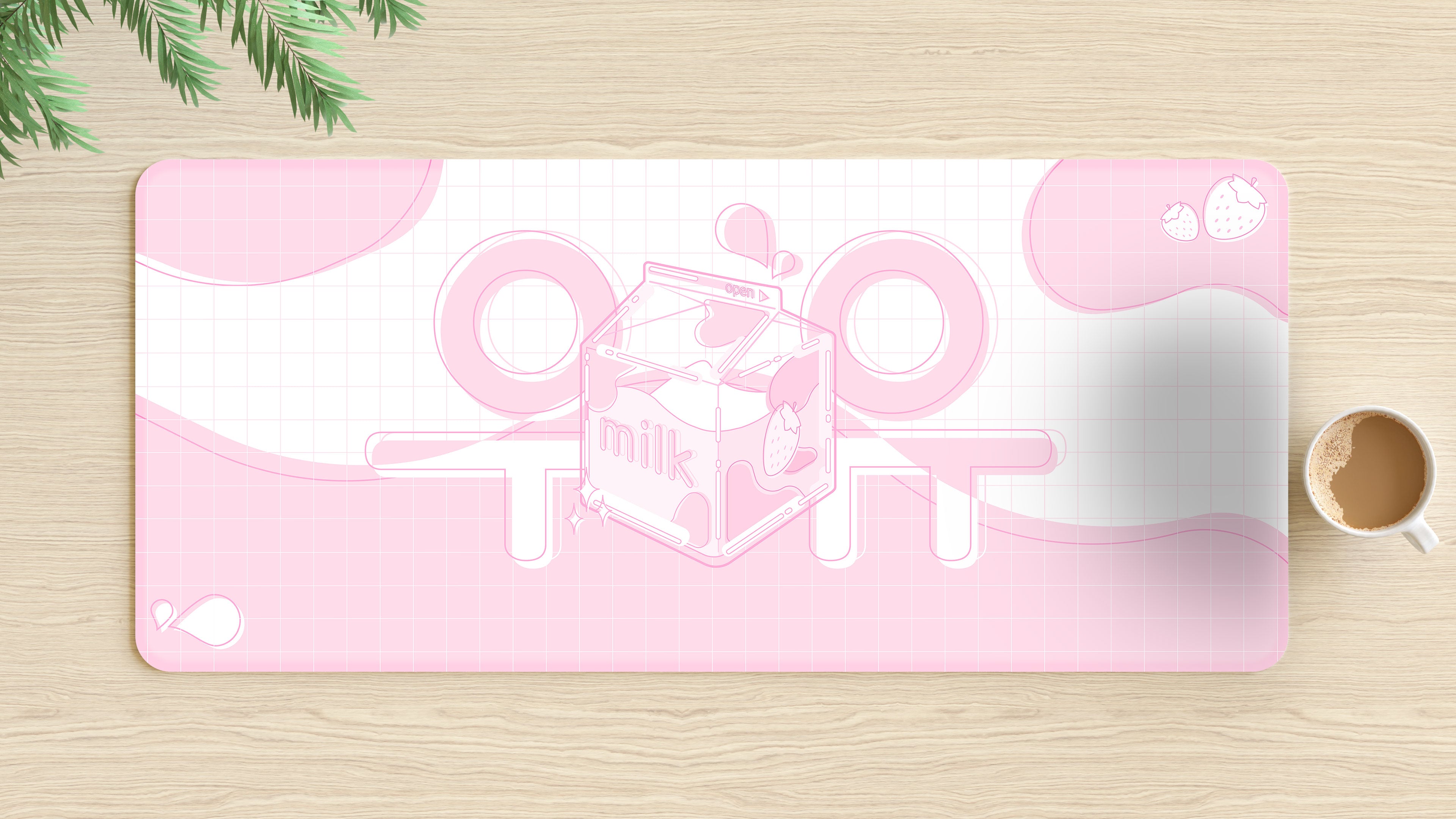 (In Stock) UYU Milk Series Deskmat