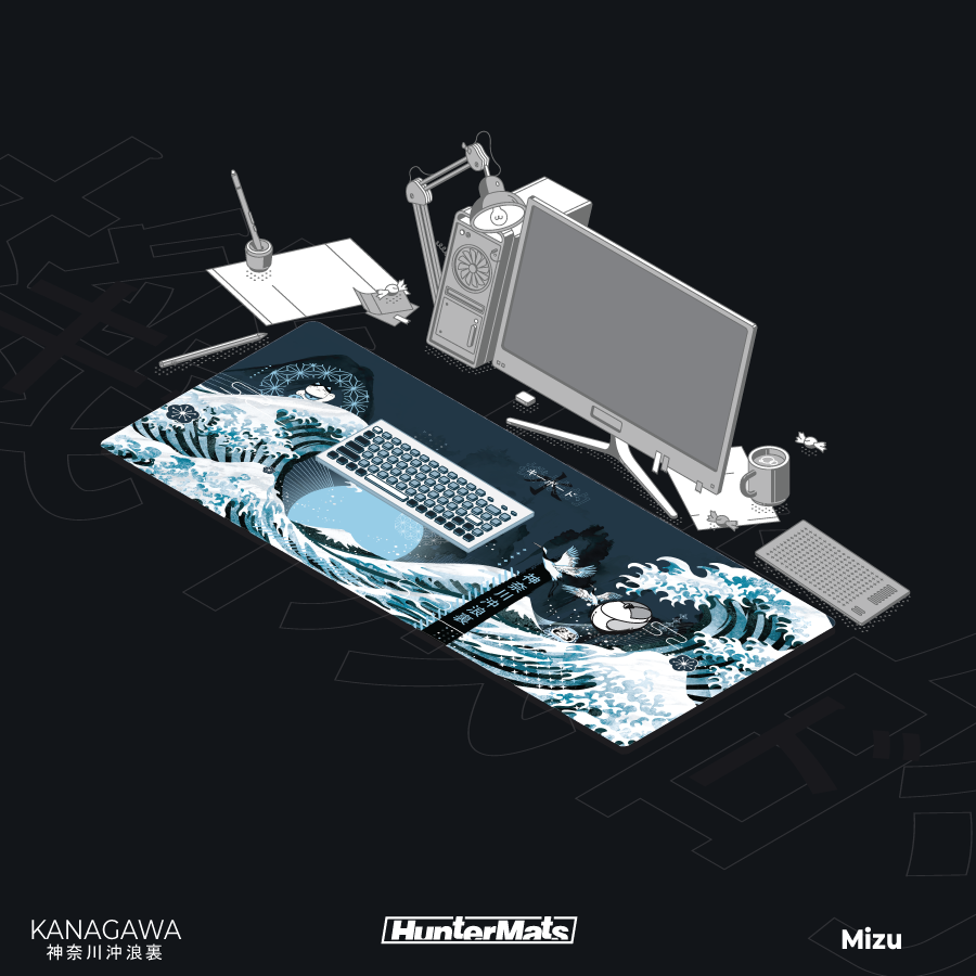 (In Stock) Kanagawa Deskmats (Ikki)