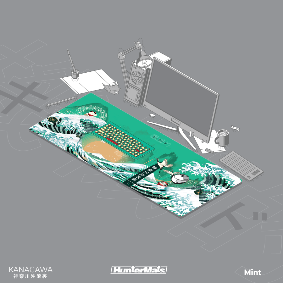 (In Stock) Kanagawa Deskmats (Ikki)