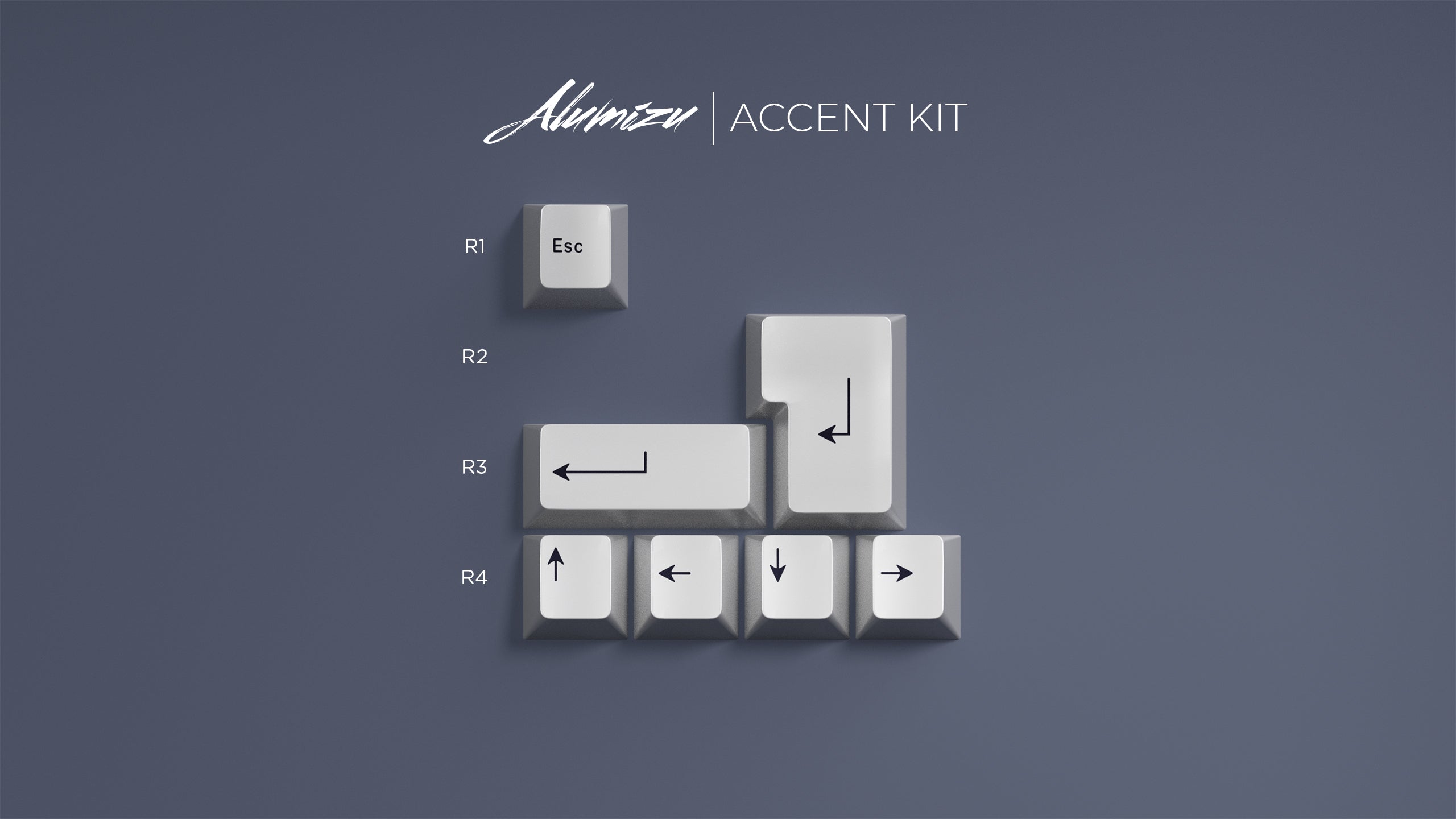 (In Stock) Alumizu Keycaps