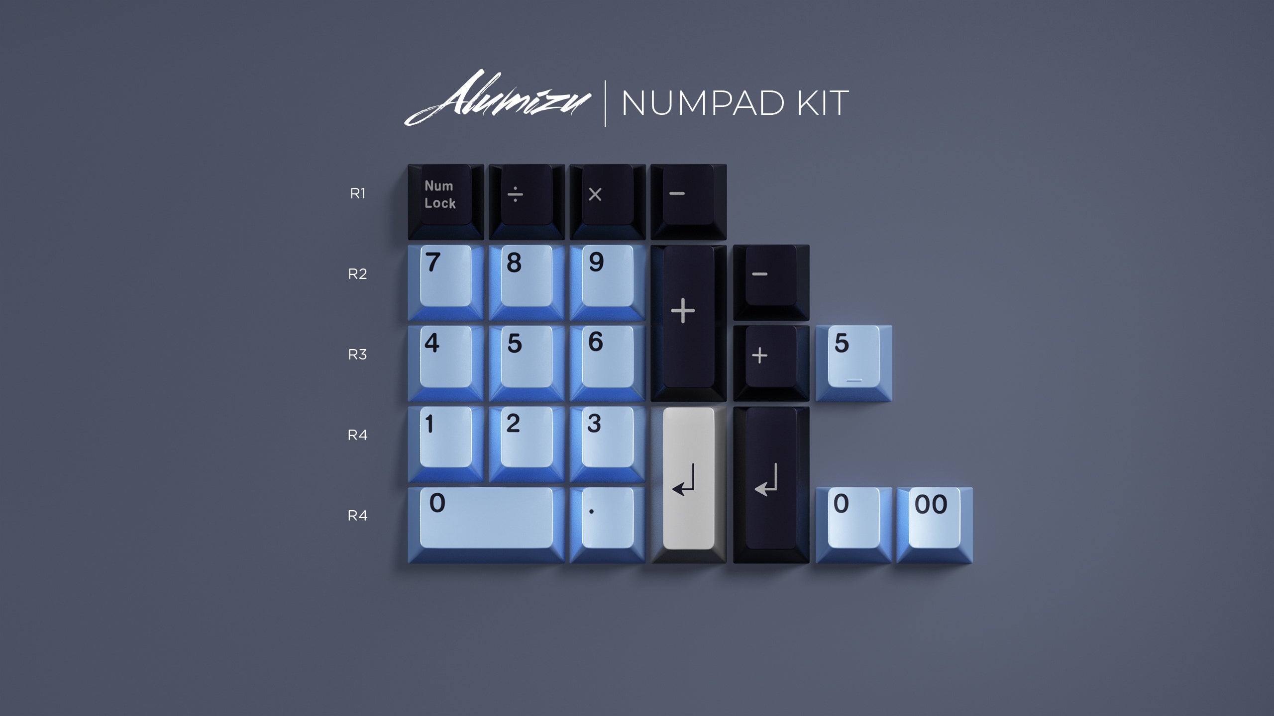 (In Stock) Alumizu Keycaps