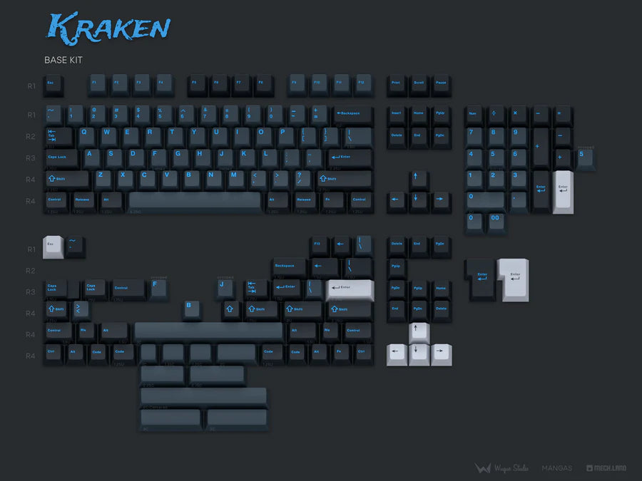 (In Stock) WS Kraken Keyset