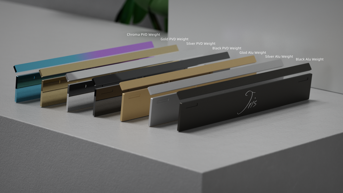 (Group Buy) Jris65 Keyboard Kit Titanium Grey & Black proto[Typist