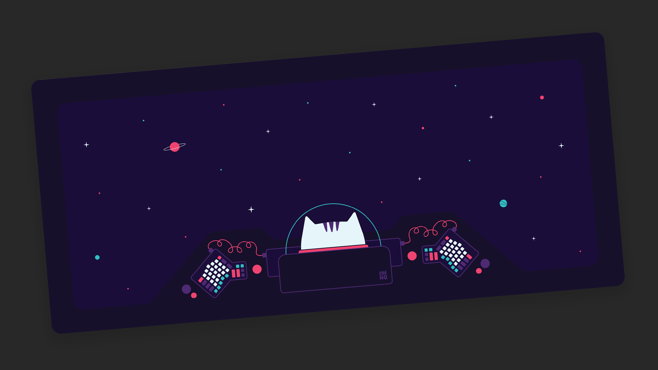 (Group Buy) Astroneko Deskmats