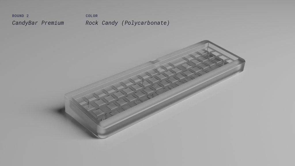 (In Stock) Candybar Premium Round 2 proto[Typist] Keyboards