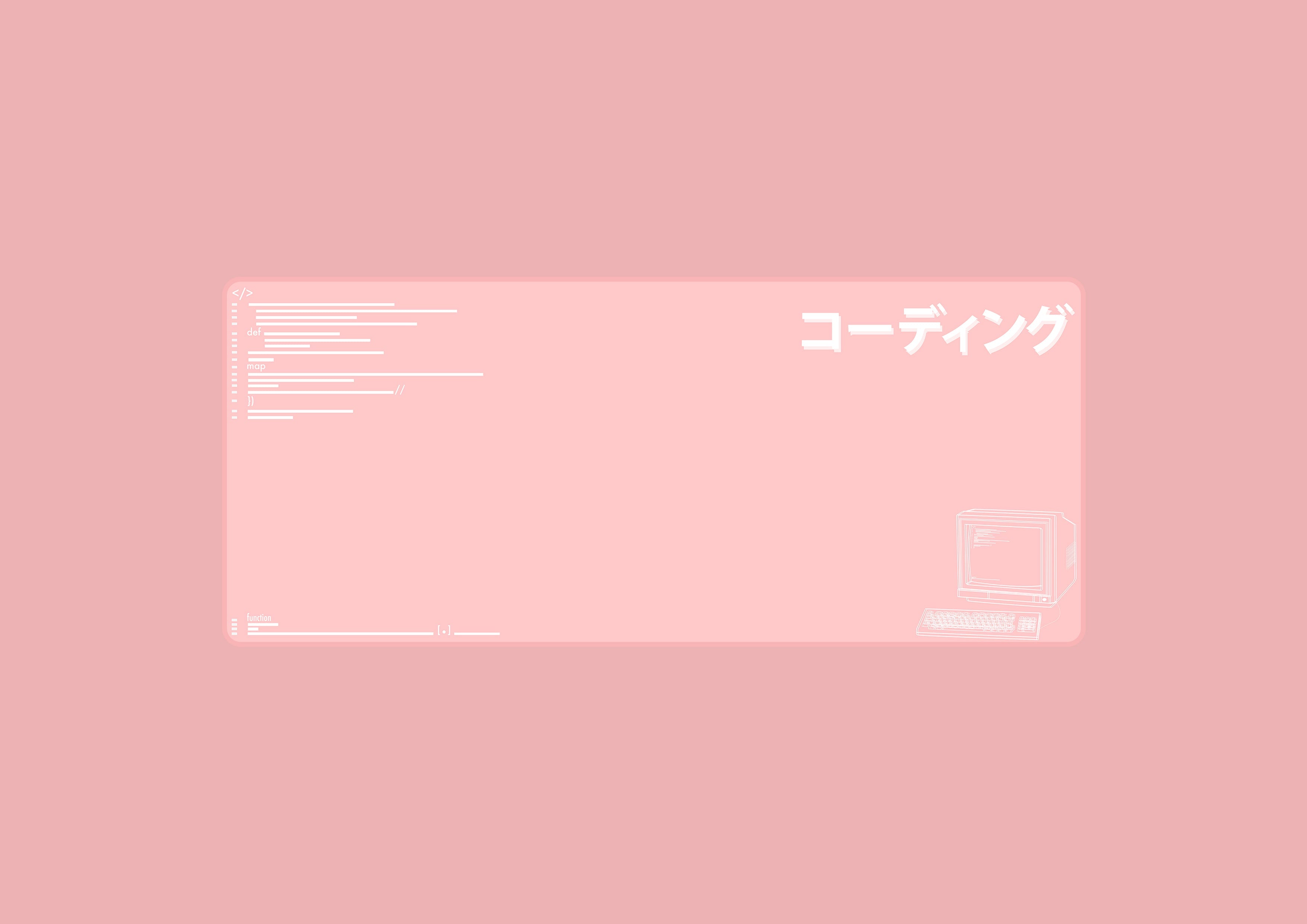 (In Stock) Coding and Simplify Wave Deskmats