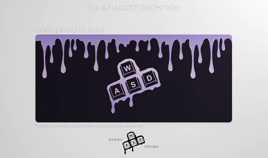 (In Stock) Liquid WASD Deskmats