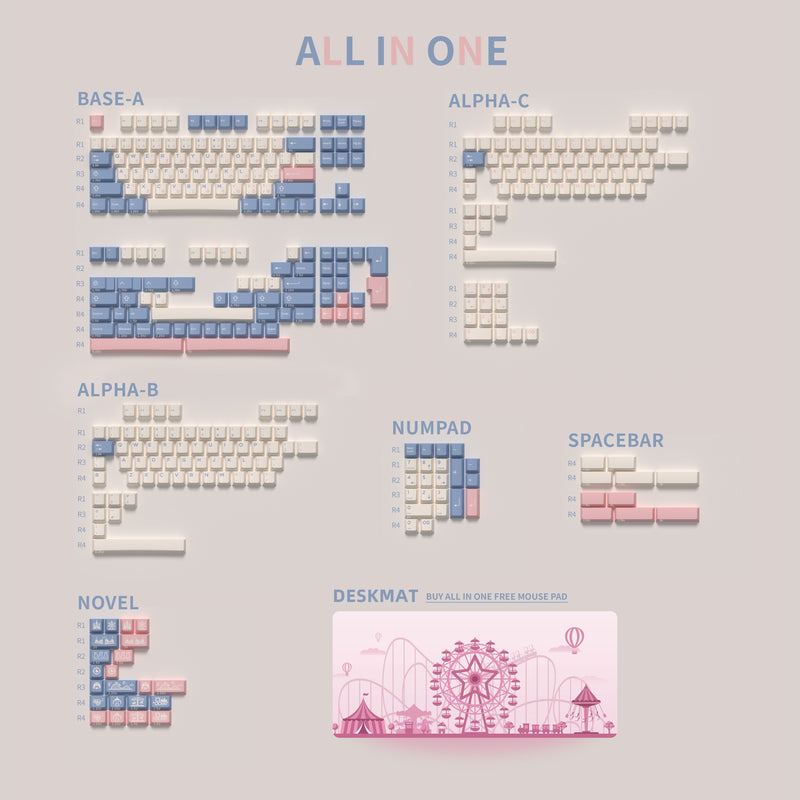 (Group Buy) Zero-G Fantasy Land Keycaps