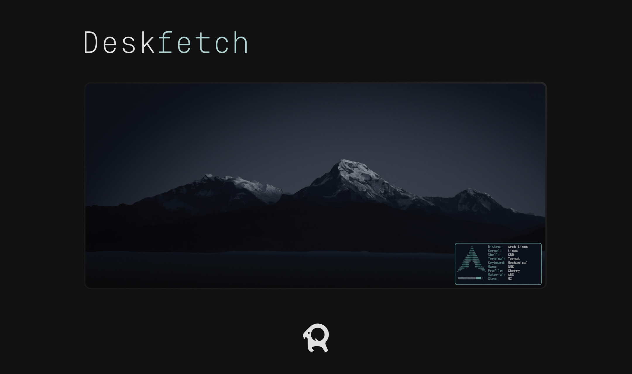 (In Stock) GMK Arch Deskmats