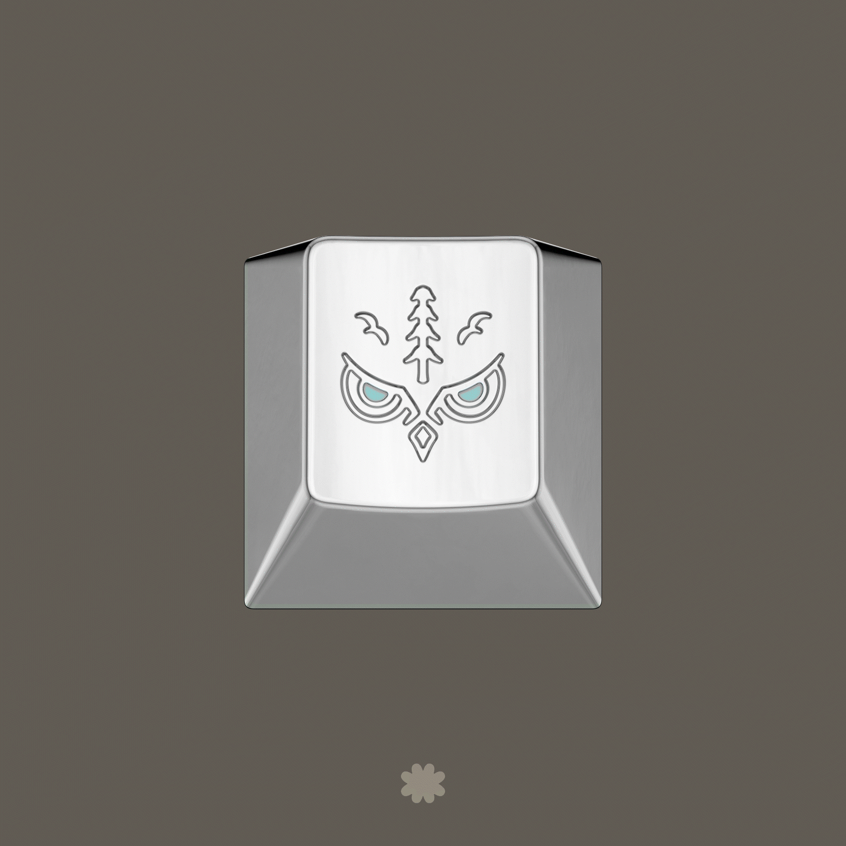 (In Stock) HIBI x GMK November Fog Extras