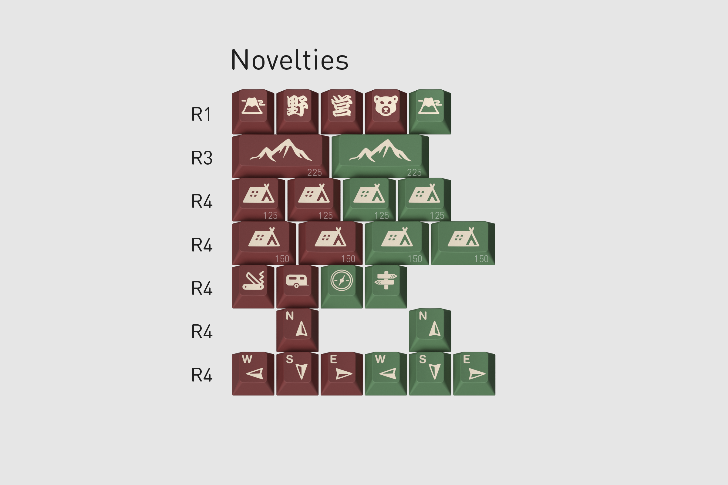 (Pre-Order) GMK Camping R3