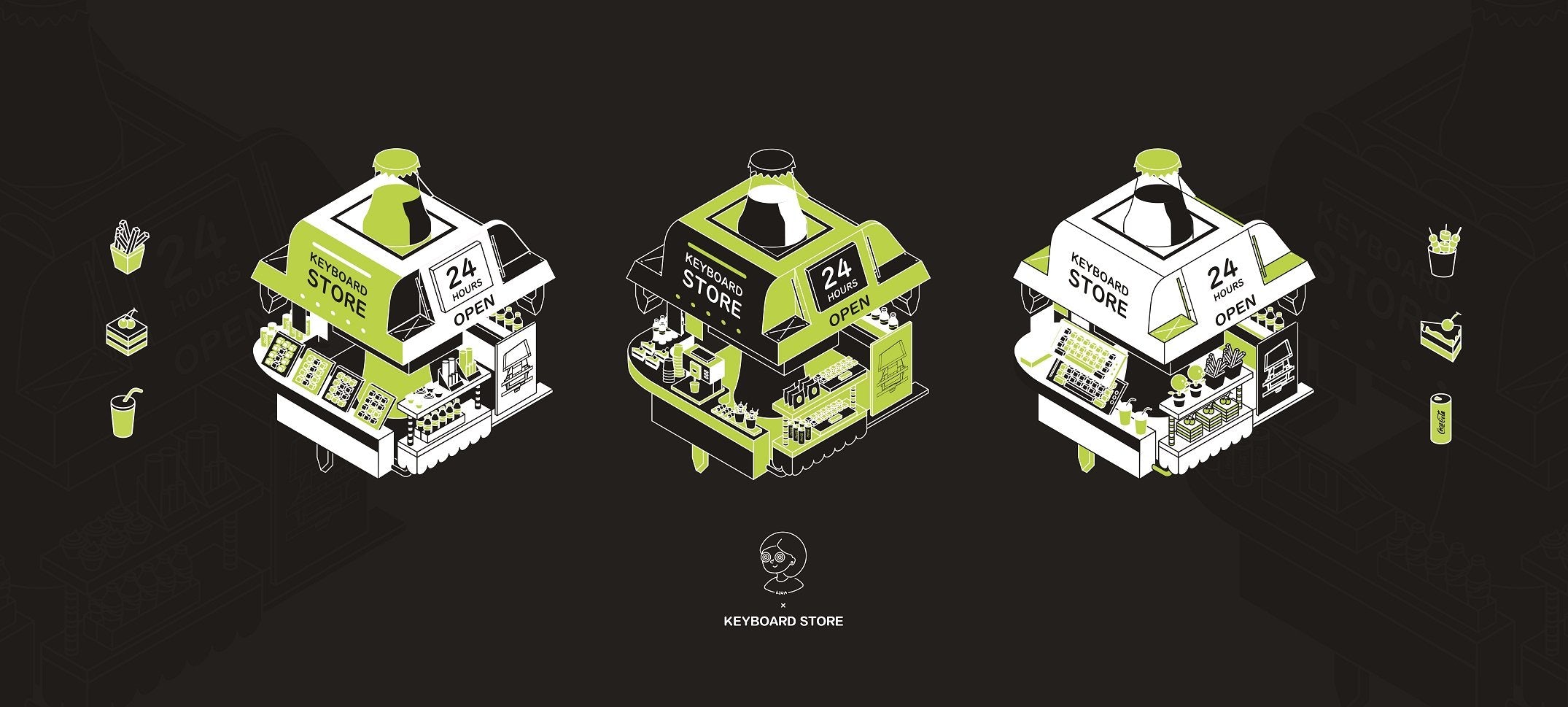 (In Stock) Kiga K-Store Deskmats