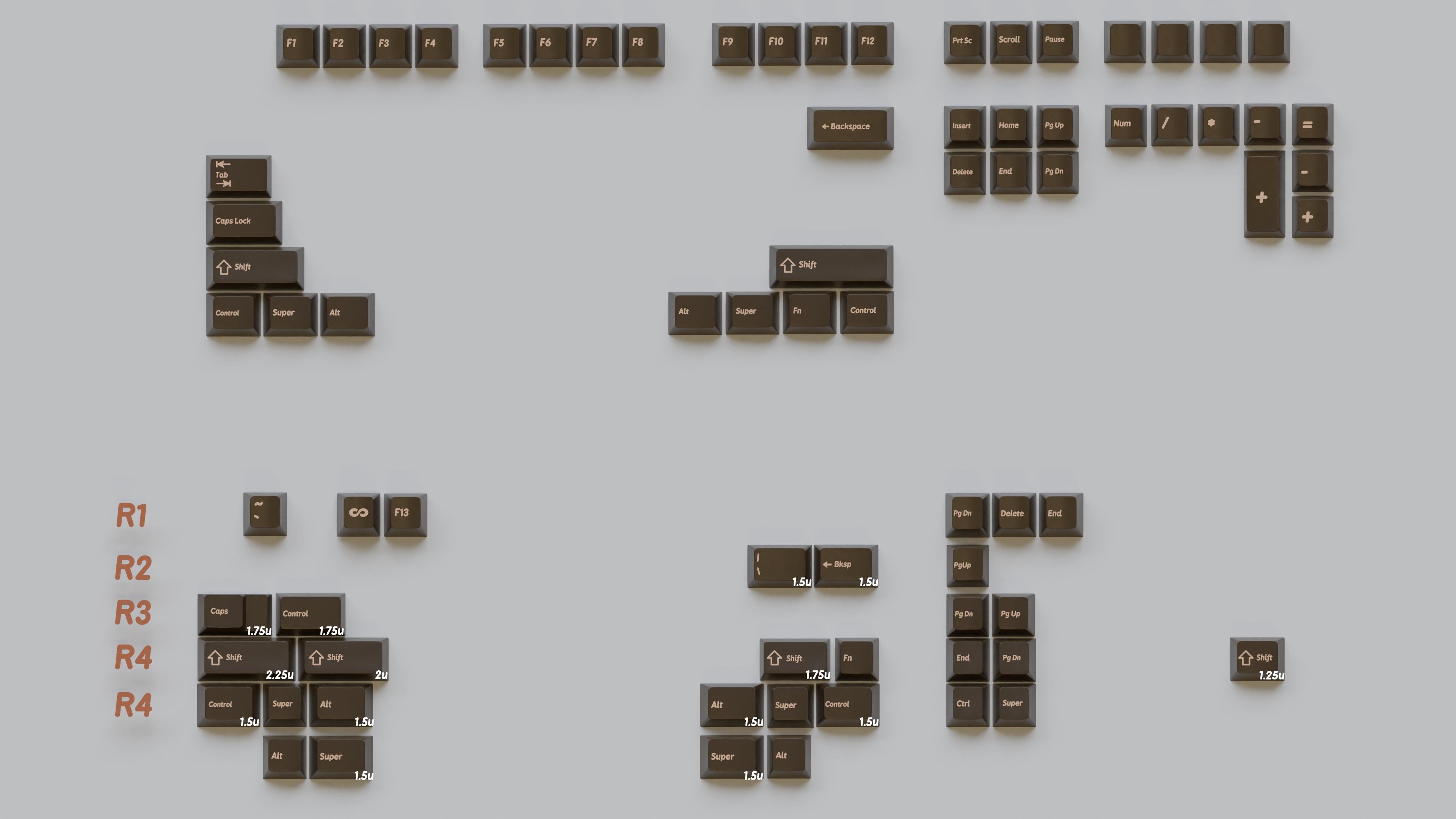 (In Stock) Infinikey Marshmallow & Deskmats