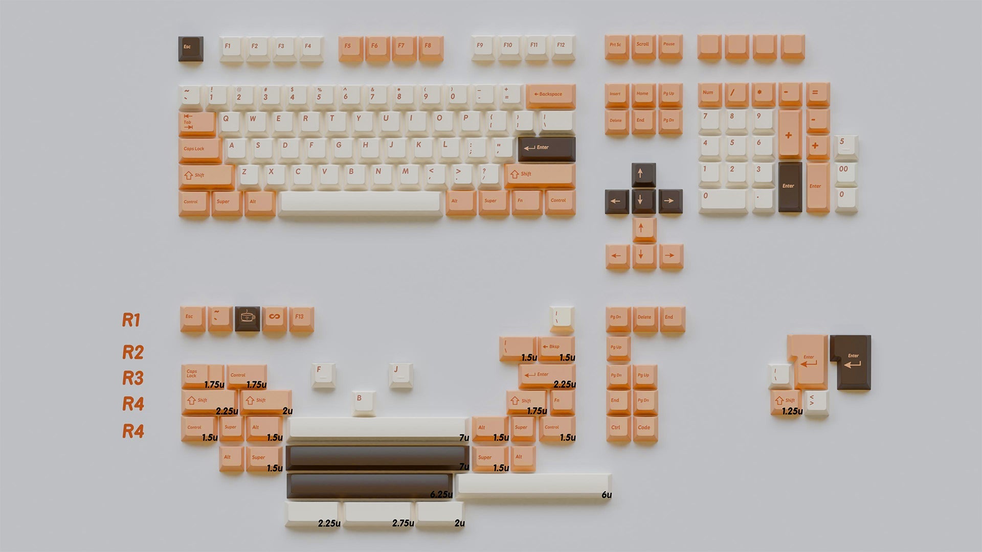 (In Stock) Infinikey Marshmallow & Deskmats