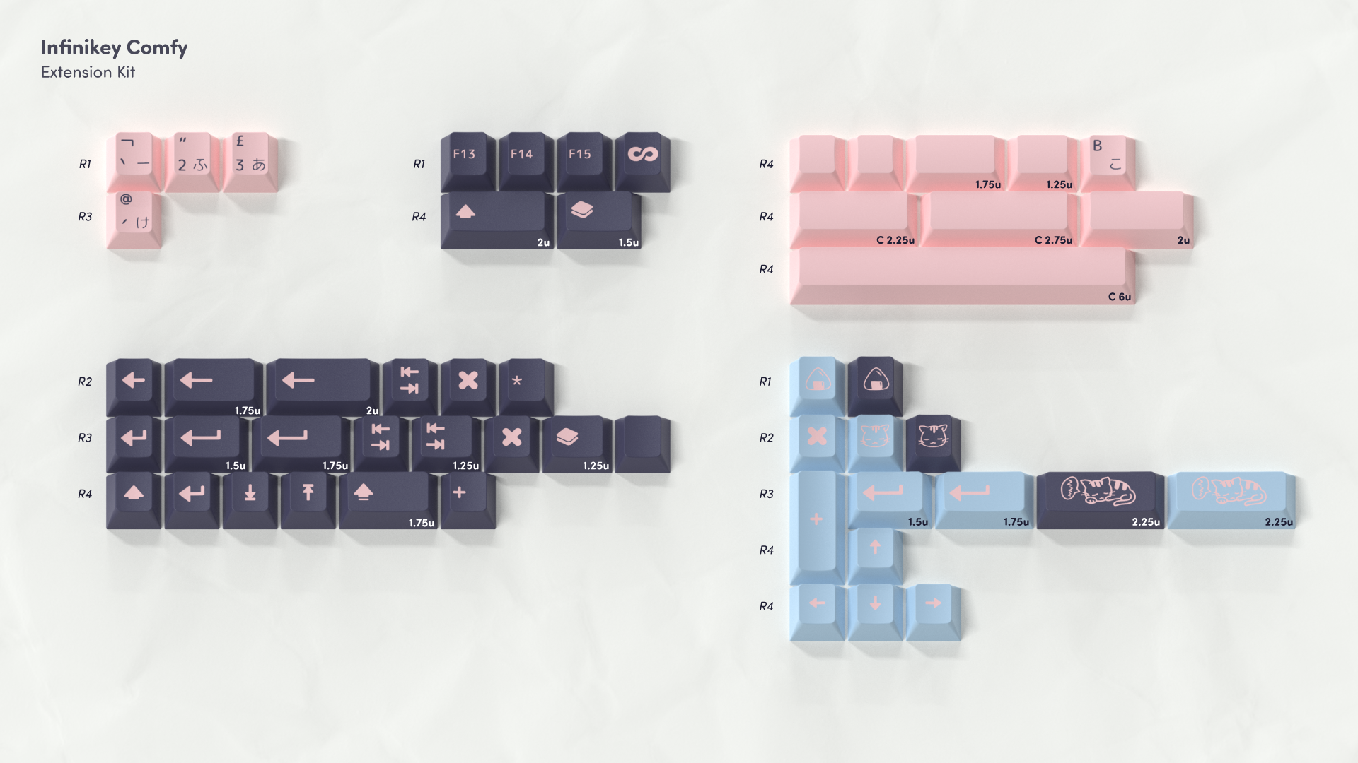 (In Stock) Infinikey Comfy & Deskmats