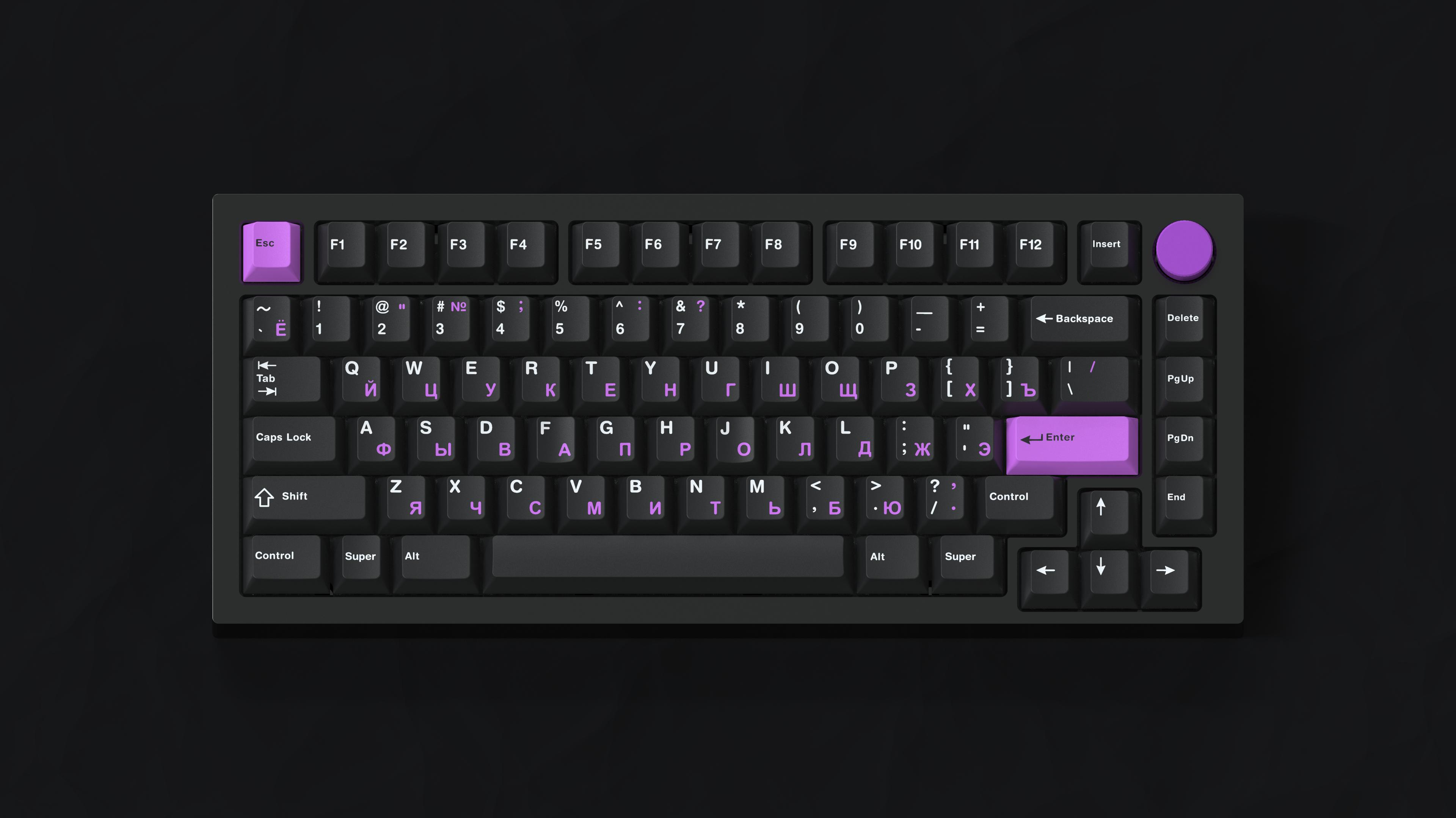 (Group Buy) Infinikey Dark Cyrillic