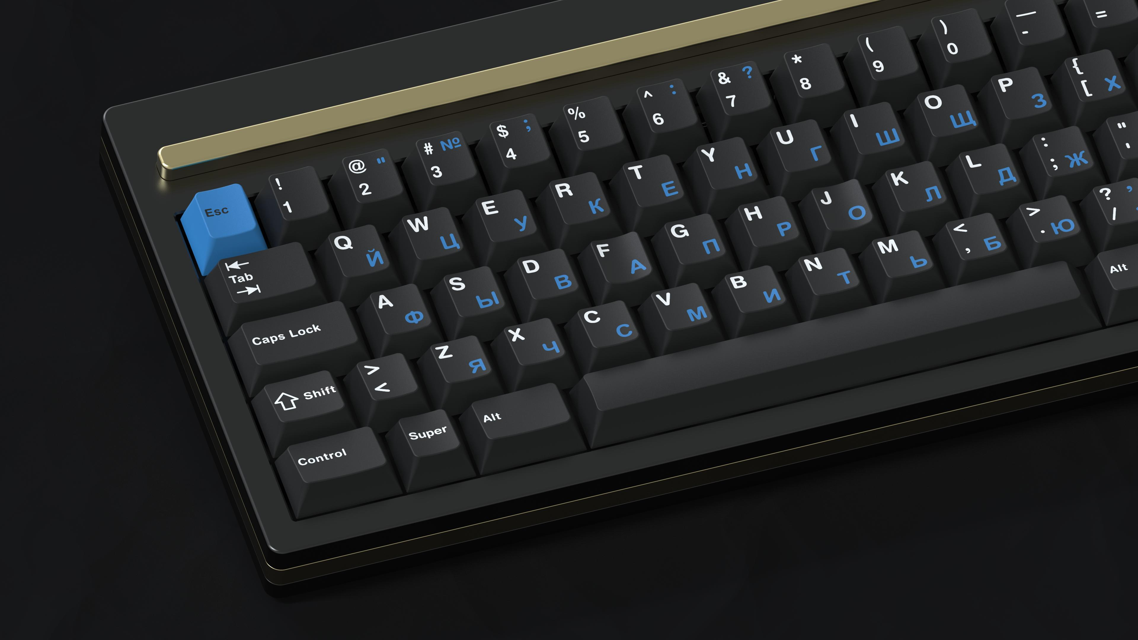 (In Stock) Infinikey Dark Cyrillic