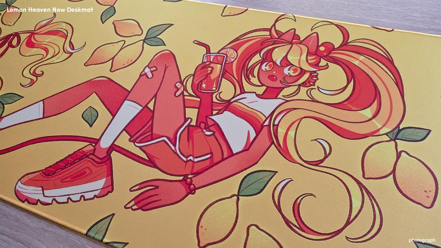 (In Stock) Lemon Heaven Now Deskmat