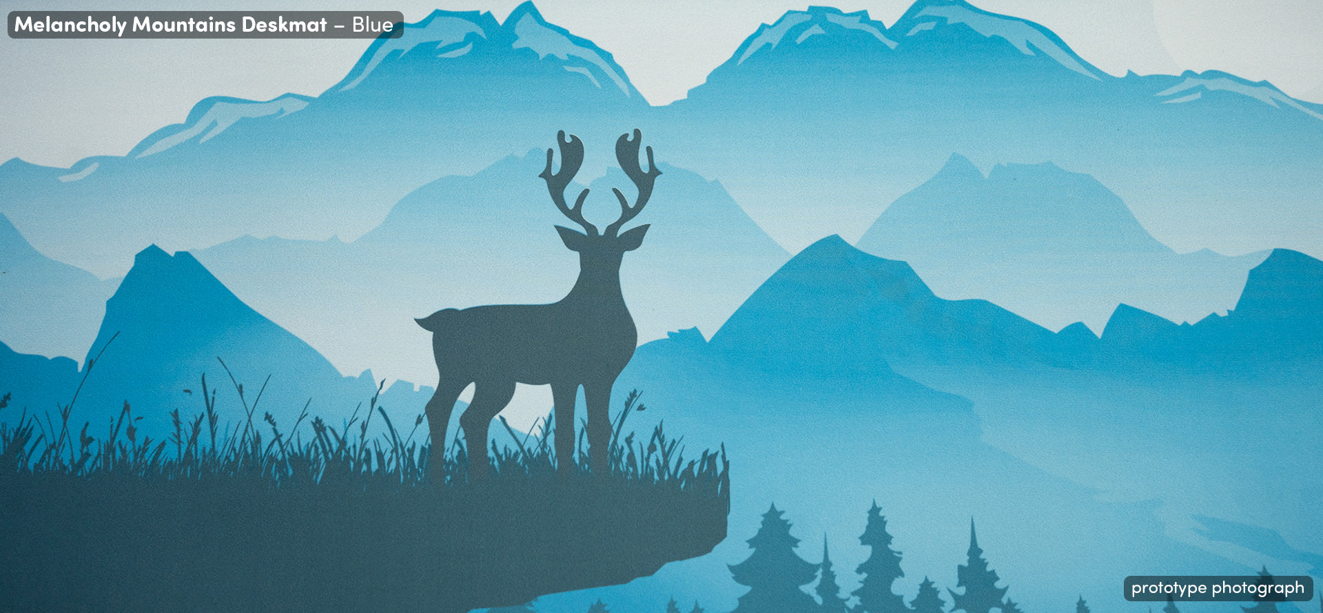 (In Stock) Melancholy Mountains Deskmats
