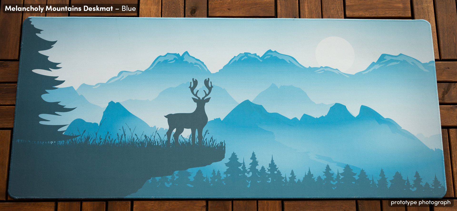 (In Stock) Melancholy Mountains Deskmats