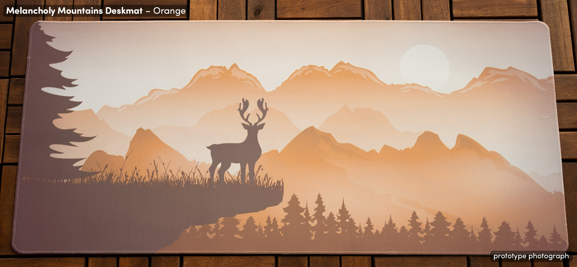 (In Stock) Melancholy Mountains Deskmats